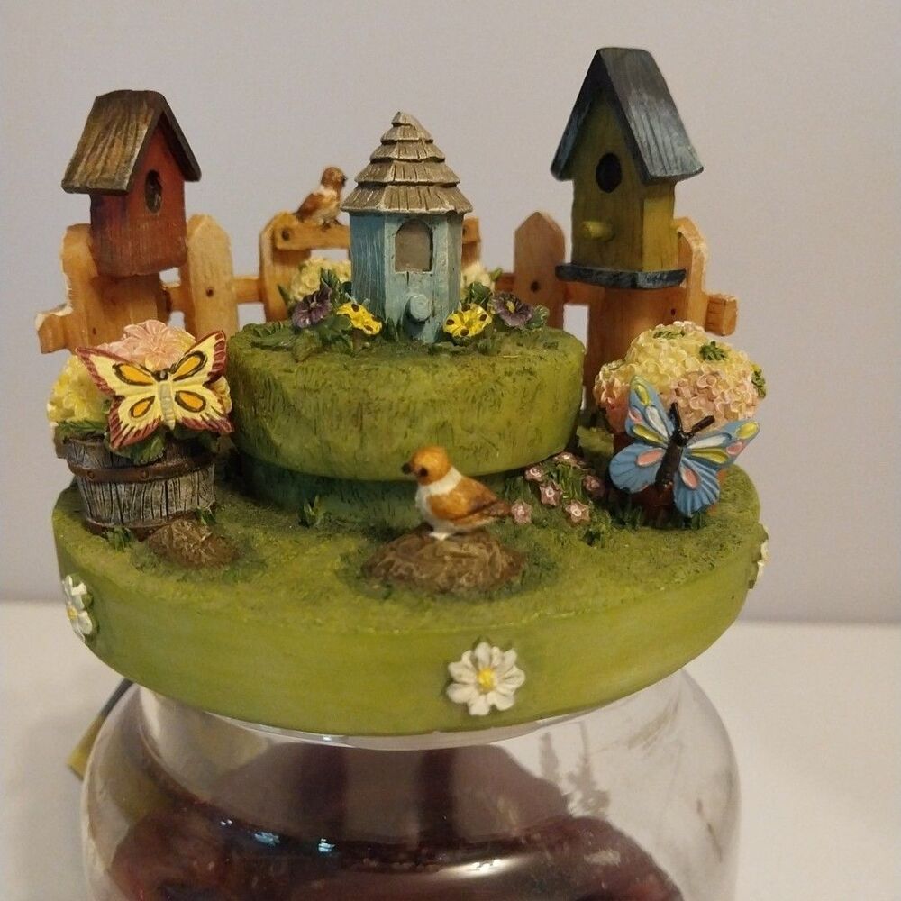 Yankee Candle Birdhouse Candle Topper Stay-On Lid Built-In Snuffer Farmhouse New